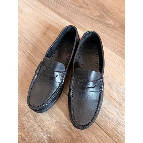 Paraboot black loafer nwot - black,