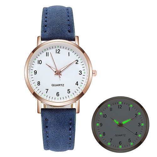Montre chiffres bleu nuit - , et
