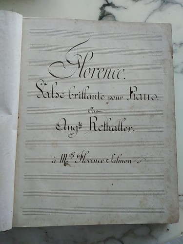 Anciennes partitions - anciennes,