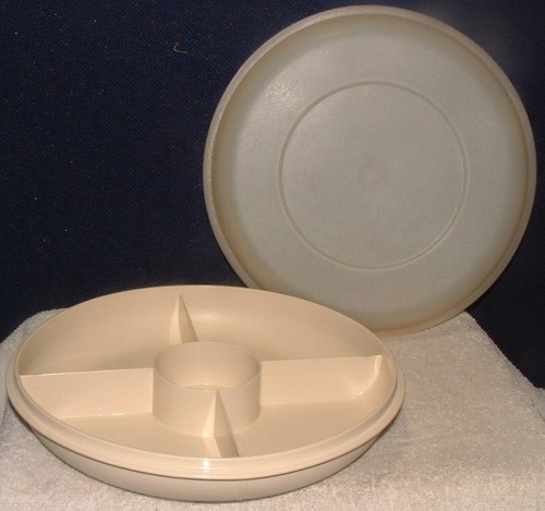 Vintage tupperware divided - vintage,