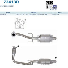 Pot catalytique hyundai getz - pot,