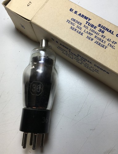 Radio tsf tube brochage - tube, 36