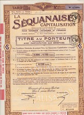 ACTION, TITRE AU PORTEUR LA