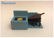 FORGE FORGERON - FORGE BLACKSMITH PIÈCES MEVAL MEVAL CUSTOM PLAYMOBIL NON INC...