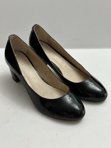 Basque black patent leather - black,