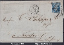 FRANCE N°22 SUR LETTRE GC 532