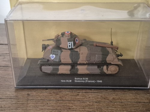 Char militaire miniature somua - char,