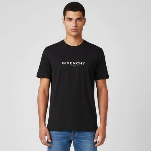 Shirt givenchy noir logo - t-shirt,
