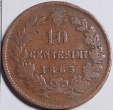 10 Centesimi 1863 Victor-Emmanuel II Italie Italy - 370701