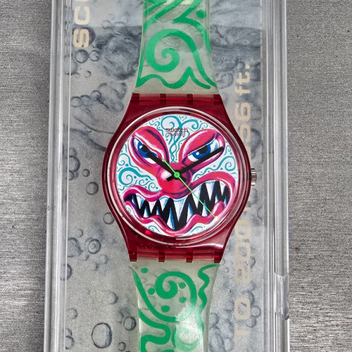 Swatch monster time watch - monster, men