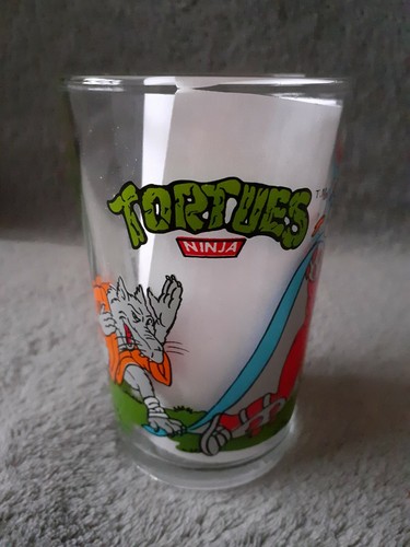 Verre moutarde tortues - verre,