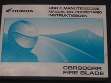HONDA CBR900 2001 MANUEL DU
