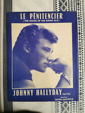 Johnny Hallyday - Partition - Le penitencier