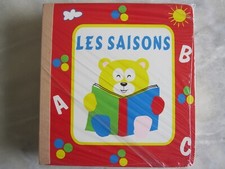 LIVRE PUZZLE BOIS La MALLE aux JOUETS - 4 Saisons - neuf sous blister