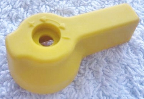 Bouton manette jaune - bouton,