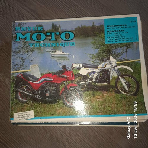 Rtm husqvarna 125 240 - 49, 390