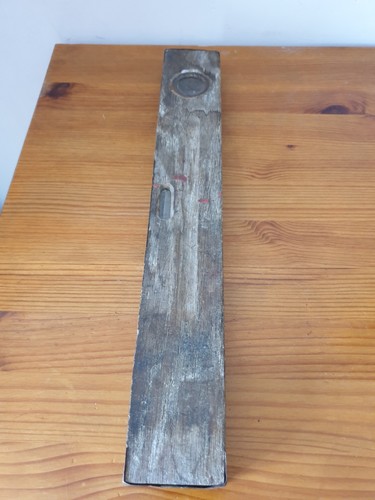 Ancien niveau bulle bois - en,