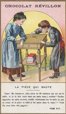 CHROMOS  CHOCOLAT REVILLON - HUMOUR - JEUX