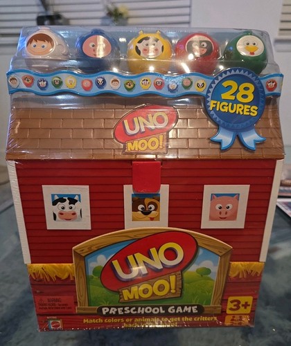 Mattel uno moo preschool game - uno,