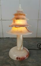 lampe de table en marbre onyx