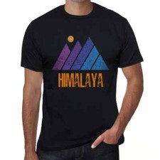 ULTRABASIC Homme Tee-Shirt Montagne Himalaya Mountain Himalaya T-Shirt Vintage