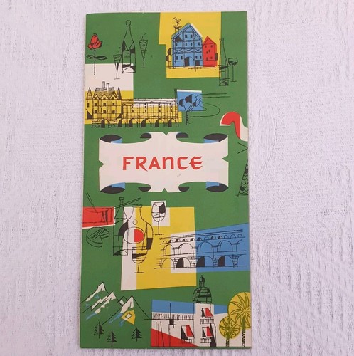 Ancien livret carte routière - carte,