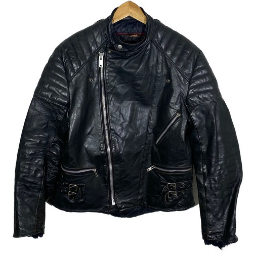 Blouson cuir biker noir - biker,
