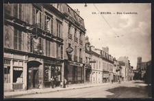 CPA Reims, Rue Gambetta 