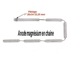 Anode magnésium en chaîne
