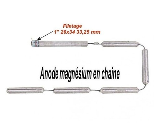 Anode magnésium chaîne - anode,