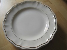 Sarreguemines France vintage (rare) 2  grandes assiettes plates 24.50 cm 