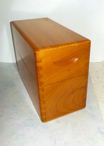 Petite boite fiches - à, bois