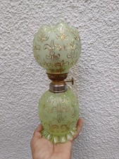 Lampe À Pétrole Ouraline Tulipe Fleurs De Lys