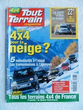 4X4 TOUT TERRAIN N°126 01/2000 PAJERO PININ GD CHEROKEE ISUZU TROOPER HONDA HRV
