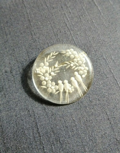 Vintage broche lucite - vintage,