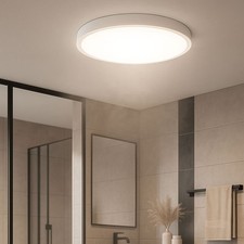 Plafonnier Luminaire de Cuisine Couloir Lampe pour Salle Bain Blanc LED 29,5 CM
