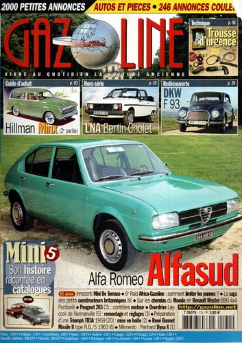 Gazoline n0174 alfa - alfa, romeo