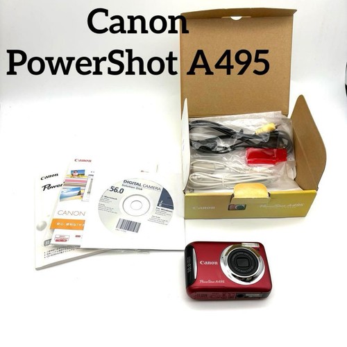 Canon powershot a495 rouge - powershot,