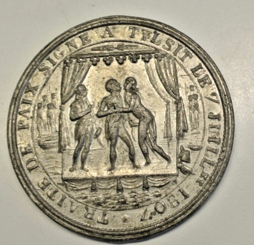 Napoleon rare medaille traite - napoleon,