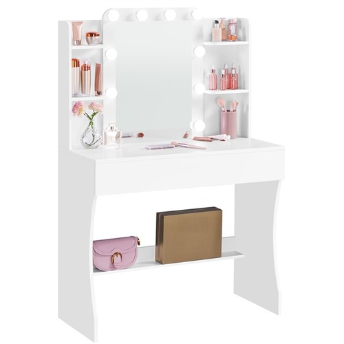 Coiffeuse avec miroir led 3 - led,