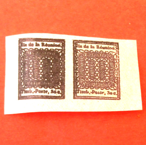Essai timbre reunion 1866 - reunion,