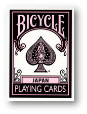 Bicycle Noir Rose à Jouer