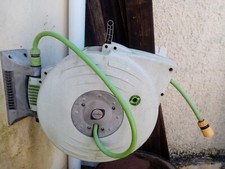 GEOLIA DEVIDOIR MURALE PIVOTANT  20 METRES  DE TUYAU D ARROSAGE