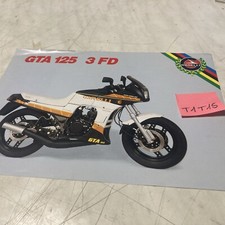 Garelli moto GTA 125 3 FD prospectus catalogue brochure publicité