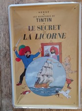 Plaque Émaillée Tintin neuve
