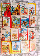 Lot 16 Livres Jeunesse Collection Rouge et or Divers Spirale Idéal Bibliothèque 