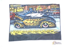 T-SHIRT DELRAY USA FLAMES ..... LOWRIDER TAILLE L COLLECTOR ANNEES 90 100% COTON