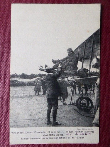 Carte postale aviation - carte,