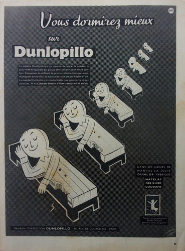 Publicité dunlopillo par - dunlopillo,