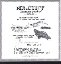 M. Stiff Freehanded Femme EP 12" Vinyle Mexique Birthportal 2019 En Découpe Noir